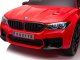 Lean Cars Auto Na Akumulator BMW M5 Z Platformą Dla Rodzica Czerwone Lakierowane 6