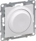 Legrand SUNO - Ściemniacz obrotowy - 240 V~ - 50 Hz - 5 - 75 W ( 10 lamp maks.) dla lamp LED z opcją ściemniania - bez zacisku neutralnego, Biały - Legrand 721179 himp 1