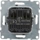 Legrand SUNO - Ściemniacz obrotowy - 240 V~ - 50 Hz - 5 - 75 W ( 10 lamp maks.) dla lamp LED z opcją ściemniania - bez zacisku neutralnego, Czarny - Legrand 721479 himp 5
