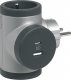 Legrand Rozgałęźnik obrotowy 2X2P+Z+USB AC-AL/G Legrand 049439 1
