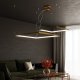 Lampa wisząca Thoro Żyrandol NELYA L złoty LED 3000K himp 7