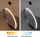 Lampa wisząca Thoro Żyrandol RIO 2 55/78 czarny LED 3000K himp 17