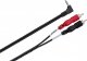 Kabel Hosa Jack 3.5mm - RCA (Cinch) x2 1.83m czarny (CMR-206R) 4