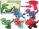 Figurka LeanToys Zestaw dinozaurów do rozkręcania 5szt 1