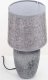 Lampa stołowa Art-Pol Lampa stołowa szara ceramiczna H: 32 cm 3