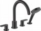 Bateria wannowa Hansgrohe Hansgrohe Vernis Blend bateria nawannowa 4-otworowa czarny mat 1