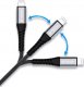 Kabel USB USB-C - Lightning 1.2 m Szary (5901924963912) 3