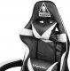 Fotel Kruger&Matz Warrior GX-150 czarno-biały (KM0790-BW) 7