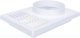 AWENTA Kratka wentylacyjna Awenta T98 140x210mm OKAP fi120mm biała 2