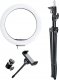 Lampa pierścieniowa Techonic  LED Ring Stream pierścieniowa FULL COLOR 12 cali z uchwytem na telefon + statyw 7