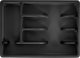 Vilde Organizer na sztućce przybory wkład do szuflady czarny 5 przegródek 36x25,5x6 cm 7