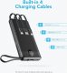 Powerbank Techonic Bateria zewnętrzna (POWER BANK) VEGER C10 - 10 000mAh (Micro + Typ C + Lightning 8-pin) czarny 11