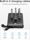 Powerbank Techonic Bateria zewnętrzna (POWER BANK) VEGER C10 - 10 000mAh (Micro + Typ C + Lightning 8-pin) czarny 4