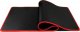 Podkładka Techonic Podkładka pod klawiaturę i mysz dla graczy 900x400x3mm / czarny / obszycie czerwone 3
