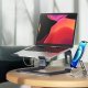 Crong Crong AluBench - Ergonomiczna podstawka pod laptopa z aluminium (grafitowy) 3
