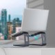 Crong Crong AluBench - Ergonomiczna podstawka pod laptopa z aluminium (grafitowy) 8