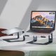 Crong Crong AluBench - Ergonomiczna podstawka pod laptopa z aluminium (grafitowy) 9