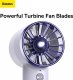 Wentylator Baseus Wiatrak Flyer Turbine power bank 4000mAh z kablem Lightning (ACFX010005) fioletowy 15