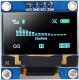 Wyświetlacz OLED 0,96 SSD1306 BLUE Arduino SPI I2C 1