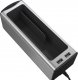 Baseus Organizer Samochodowy Baseus Uchwyt na kubek HUB 2x USB do ładowania srebrny 18