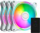 Wentylator Cooler Master MasterFan MF120 Halo 3-pack + Hub (MFL-B2DW-183PA-R1) 1