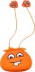 Słuchawka Techonic Zestaw słuchawkowy / słuchawki JELLIE MONSTER Orange YLFS-01 pomarańczowy 1