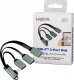 Adapter USB LogiLink LogiLink 3-portowy USB-C kątowy 4