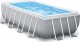 Intex Basen stelażowy ogrodowy prostokątny 488 x 244cm - zestaw pompa drabinka INTEX 26792 1
