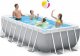 Intex Basen stelażowy ogrodowy prostokątny 488 x 244cm - zestaw pompa drabinka INTEX 26792 1