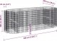 vidaXL vidaXL Podwyższona donica gabionowa galwanizowane żelazo 300x100x100cm 7
