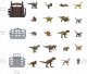 Kalendarz adwentowy Jurassic World 24 figurki HHW24 4