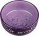 Trixie MISKI CERAMICZNE DLA KOTA Thanks for Service, 0.3 l/o 11 cm 1