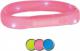 Trixie Obręcz z lampą błyskową USB, L–XL: 70 cm/30 mm, niebieska 2