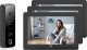 Genway Zestaw wideodomofonowy F-S7V11-2W-B 3 monitory 7" WiFi Czarny 1