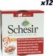 Schesir Schesir Sałatka z tuńczyka i anchois ze słodkimi ziemniakami i żurawiną 12x85g 1
