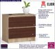 Elior Komoda z szufladami do salonu dąb sonoma + wenge - Parin 3X 2