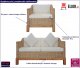 Elior 2-częściowy zestaw wypoczynkowy, sofa i fotel, naturalny rattan - Alani 3F 1