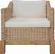 Elior 2-częściowy zestaw wypoczynkowy, sofa i fotel, naturalny rattan - Alani 3F 9