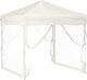 vidaXL vidaXL Składany namiot imprezowy ze ściankami, kremowy, 2x2 m 3
