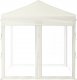 vidaXL vidaXL Składany namiot imprezowy ze ściankami, kremowy, 2x2 m 4