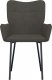 vidaXL vidaXL Krzesła stołowe, 2 szt., ciemnoszare, obite aksamitem 4