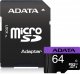 Karta ADATA Premier MicroSDXC 64 GB Class 10 UHS-I/U1  (AUSDX64GUICL10-PA1) 1