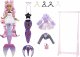 MGA 585206EUC Mermaze Mermaidz Fashion Fins Doll 2