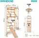 Physionics Physionics Drabinka z akcesoriami 80 x 220 x 60 cm, 100 kg 6