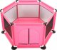 OEM Kojec dla dziecka / suchy basen na piłeczki - różowy 4