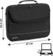 Torba Pedea PEDEA Notebooktasche "Fair" 43,9cm (17,3"), schwarz + Maus 1