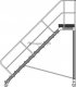 Lero Aluminiowy podest roboczy jezdny (wys. 123 cm, 5 stopni, 4 koła) 1