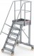 Lero Aluminiowy podest roboczy jezdny (wys. 147 cm, 6 stopni, 4 koła) 7