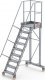 Lero Aluminiowy podest roboczy jezdny (wys. 221 cm, 9 stopni, 4 koła) 1
