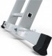 DRABEST Drabina aluminiowa, trzyelementowa, 14 stopni PRO (wytrzymałość: 150 kg) 6